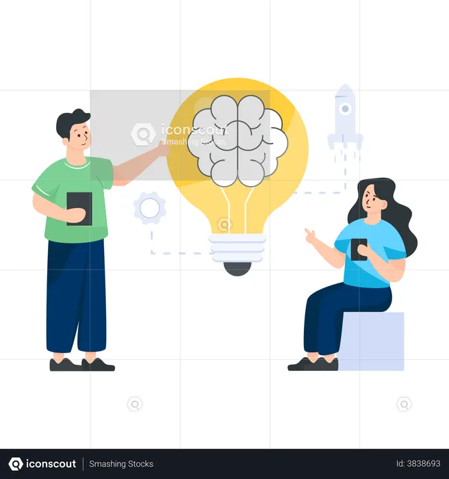 Creative idea  Illustration