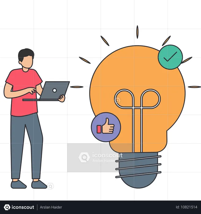 Creative idea  Illustration