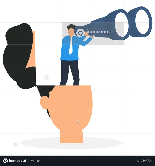 Creativity to help see business opportunity  Illustration