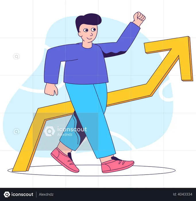 Crecimiento de las ventas  Ilustración