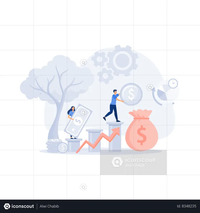 Crecimiento de la inversión  Ilustración