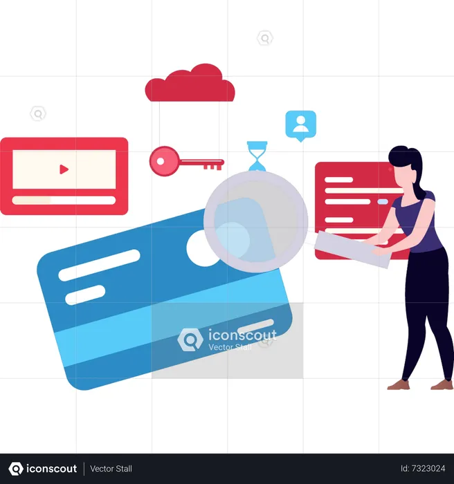 Credit Card Detail  Illustration