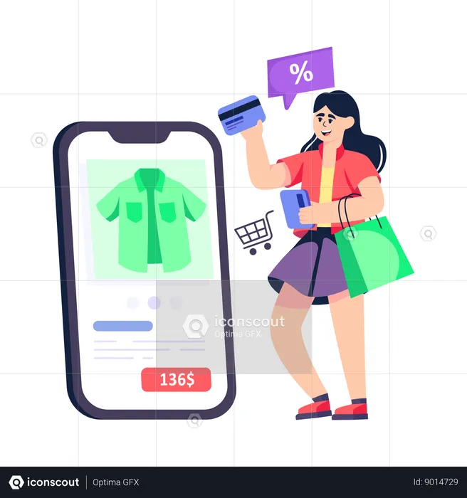 Credit card discount  Illustration