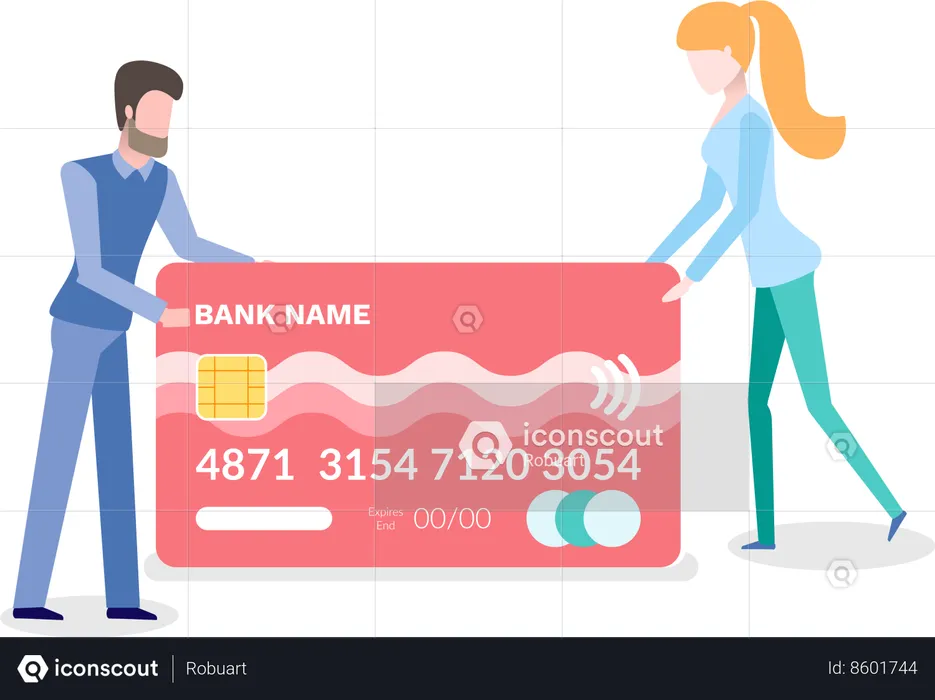 Credit Card Payment  Illustration