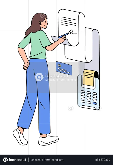Credit card payment  Illustration