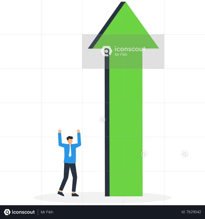 Expandir negócios aumentar vendas  Ilustração