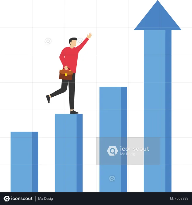 Crescimento Financeiro  Ilustração