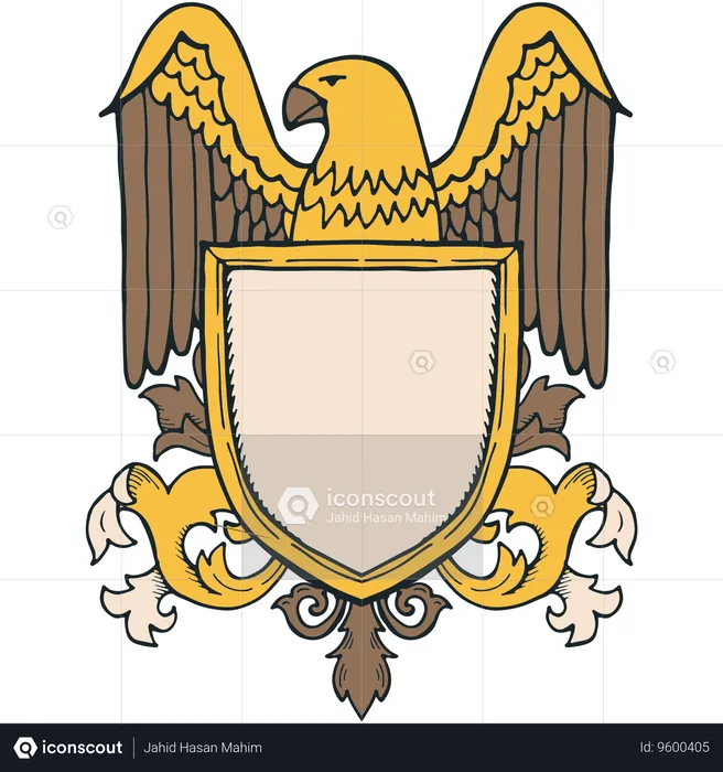 Crest Emblem  Illustration