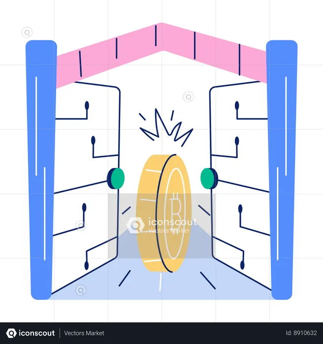 Mundo criptográfico  Ilustração