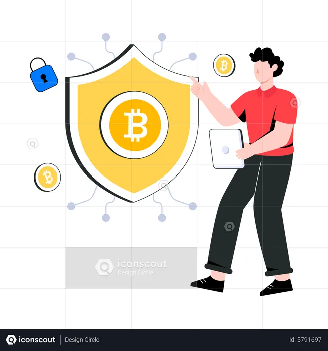 Seguridad criptográfica  Ilustración