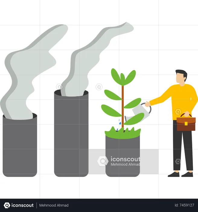 Crise climática e política ambiental  Ilustração