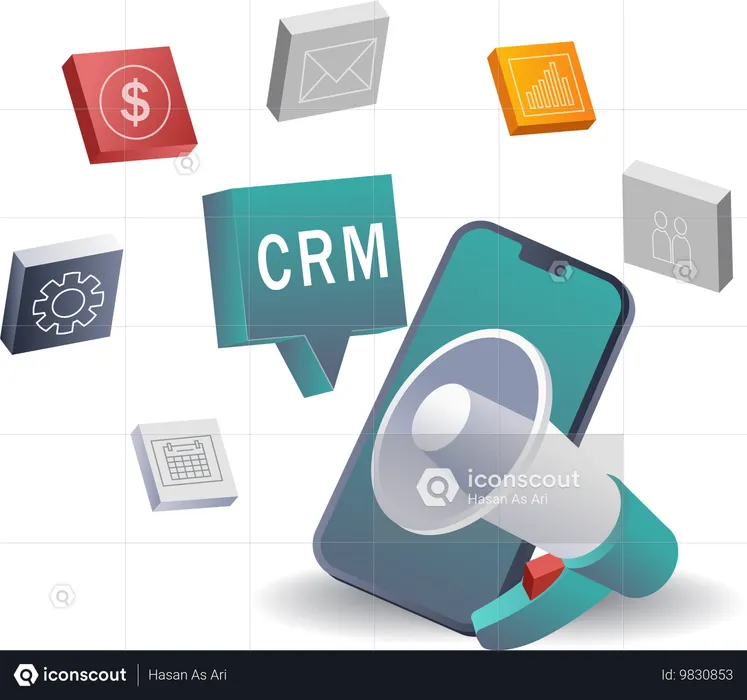 CRM Campaigns for Business Development  Illustration