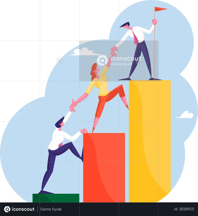 Évolution de carrière  Illustration