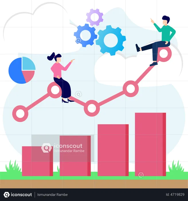 Croissance des entreprises  Illustration