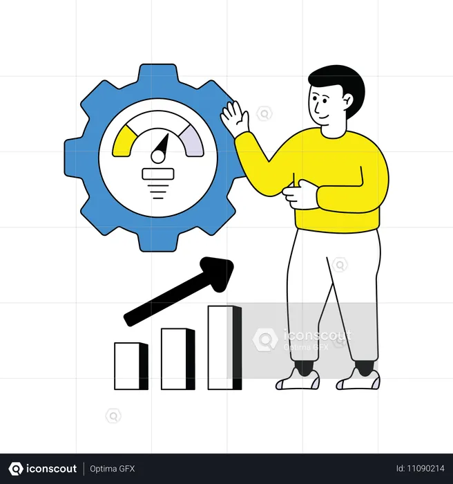 Cronograma de planejamento de negócios  Ilustração