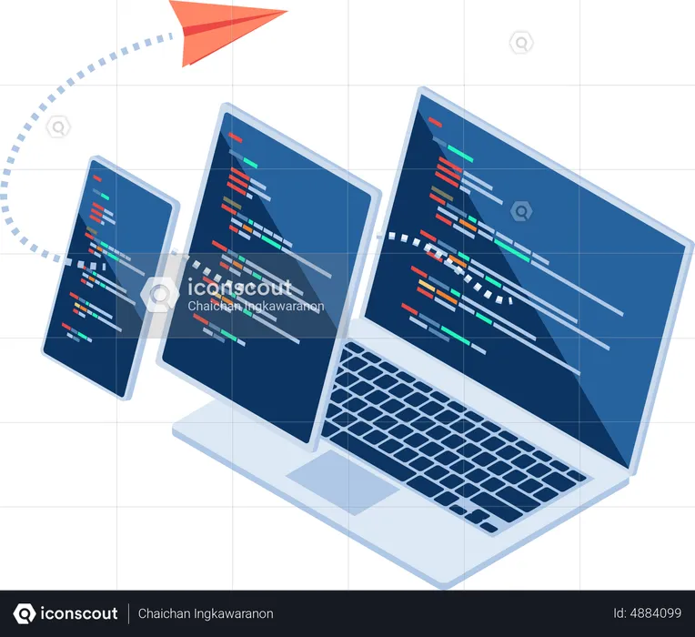 Cross Platform Development  Illustration