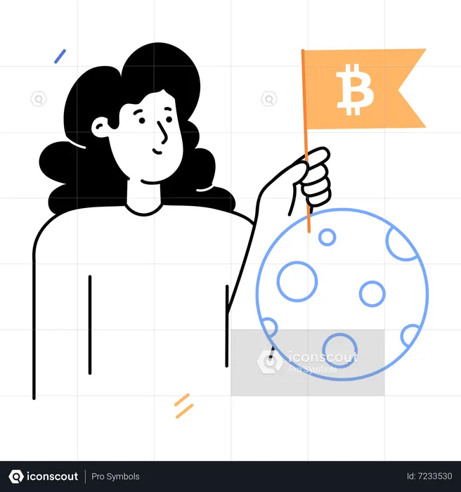 Crypto Achievement  Illustration
