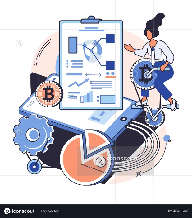 Crypto analysis  Illustration