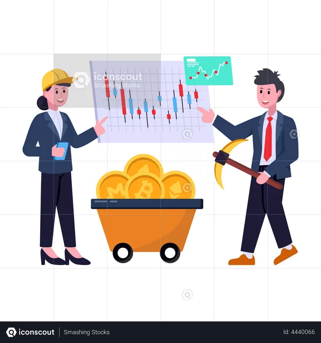 Marché de la cryptographie  Illustration