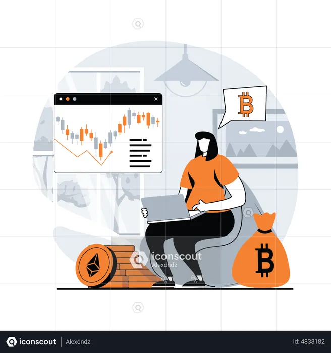 Analyse de crypto-monnaie  Illustration