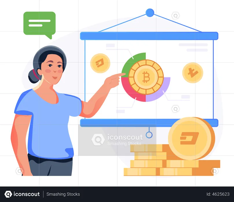 Présentation crypto  Illustration