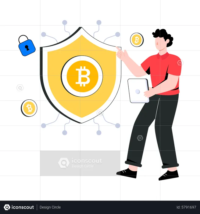 Crypto Security  Illustration