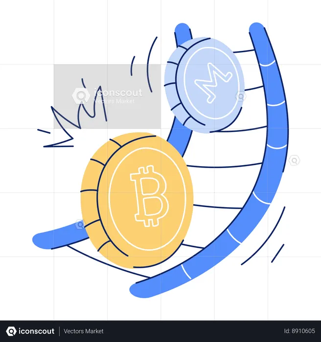 Crypto Volatility  Illustration