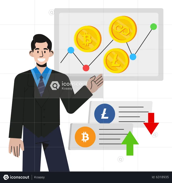 Cryptocurrency Dashboard  Illustration
