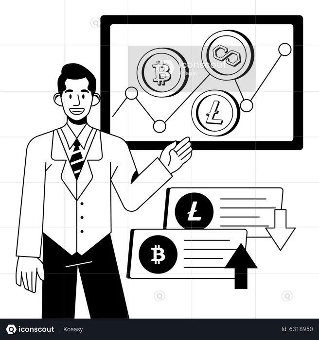 Cryptocurrency Dashboard  Illustration