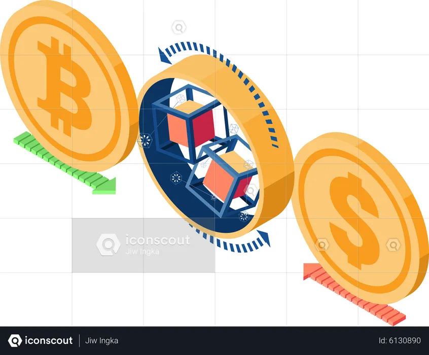 Cryptocurrency Exchange Platform  Illustration