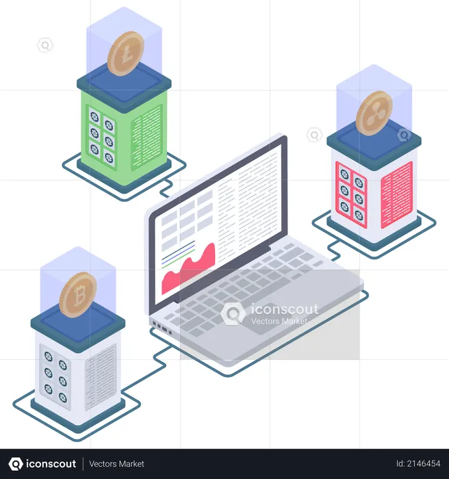 Cryptocurrency multi report  Illustration