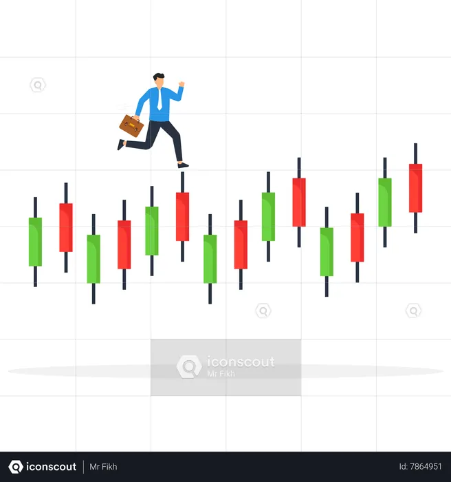 Cryptocurrency risk  Illustration