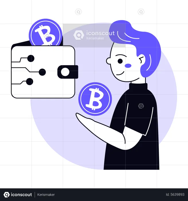 Cryptocurrency Wallet  Illustration