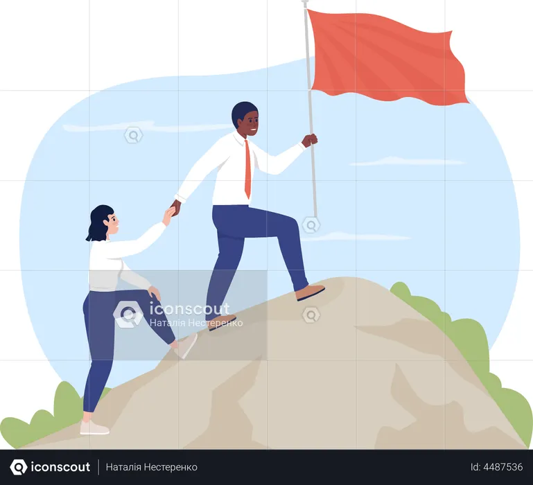 Cultural diversity in corporate leadership  Illustration