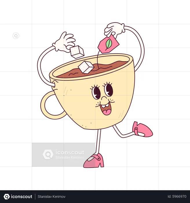Cup Of Tea  Illustration