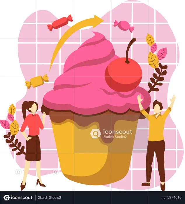 Cupcake  Illustration