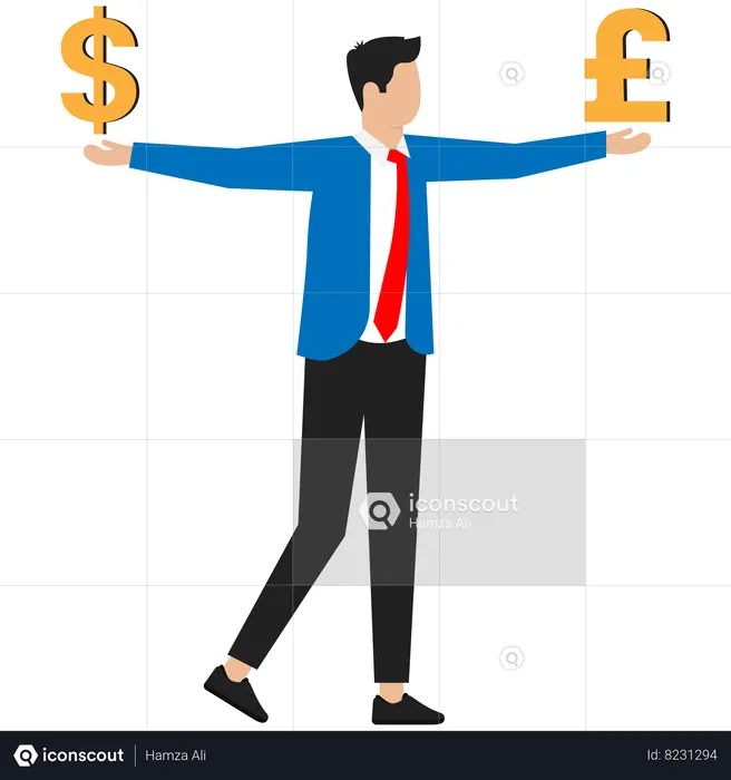 Currency exchange  Illustration