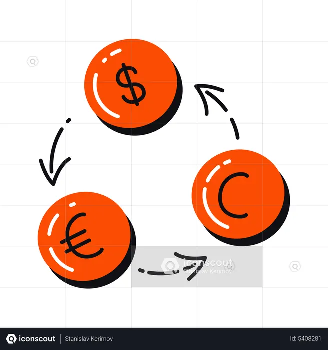 Currency Exchange  Illustration