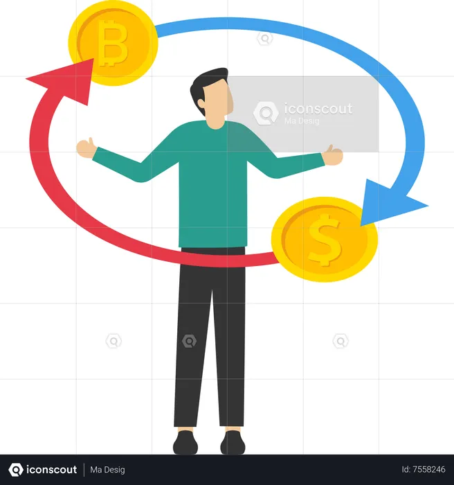 Currency exchange  Illustration