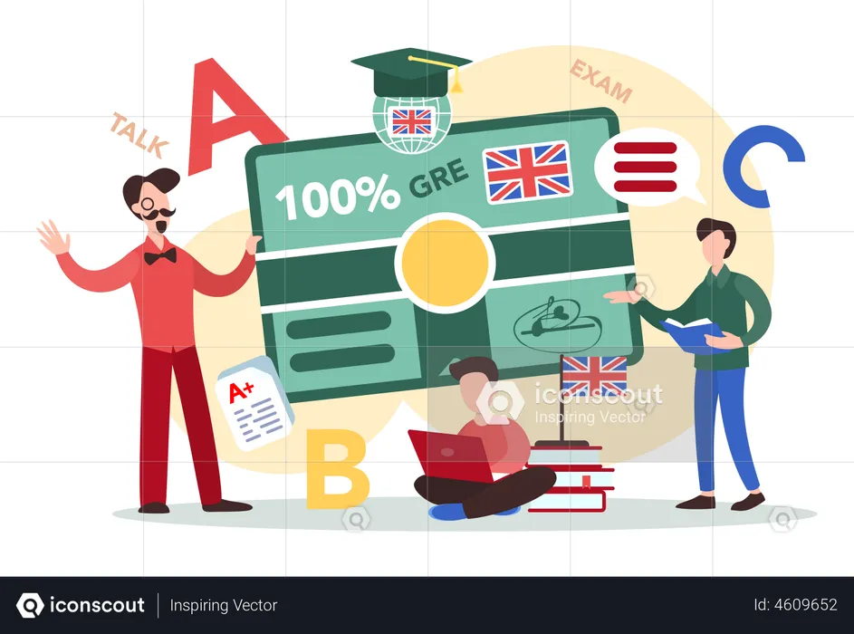 Graduação on-line em inglês  Ilustração