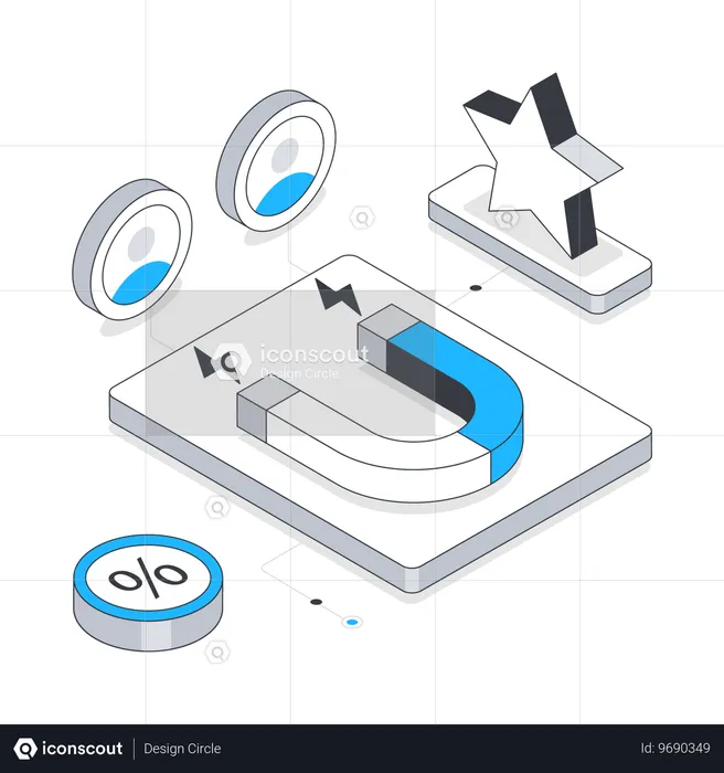 Customer attraction  Illustration