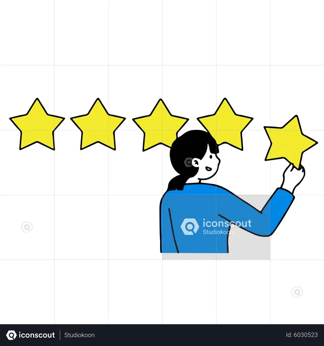 Customer feedback and rating  Illustration