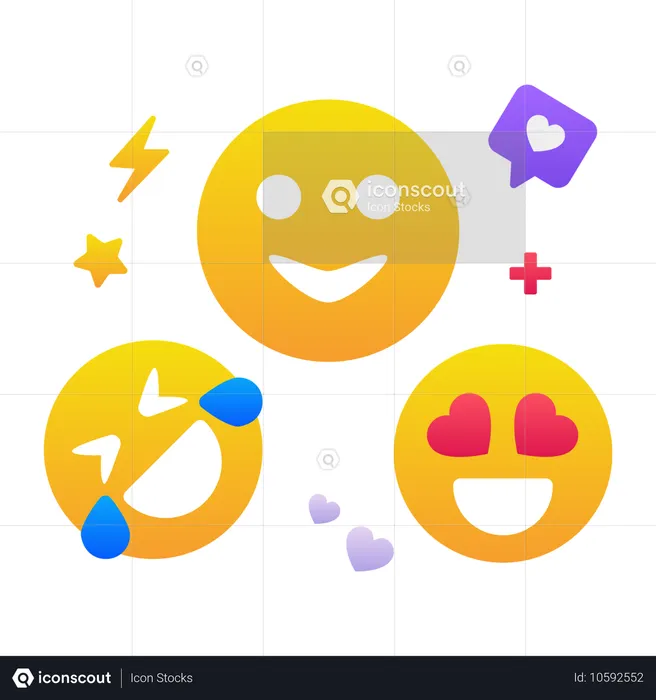 Customer feedback emoji  Illustration