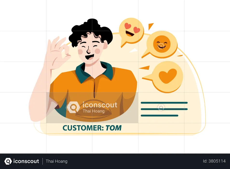 Customer Feedback  Illustration