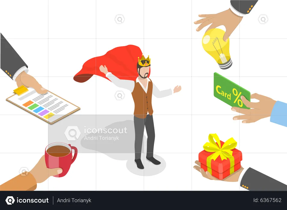 Customer-focused Marketing  Illustration
