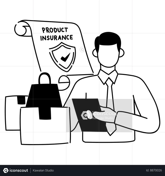 Customer have product insurance  Illustration