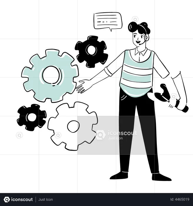 Customer Helpline  Illustration