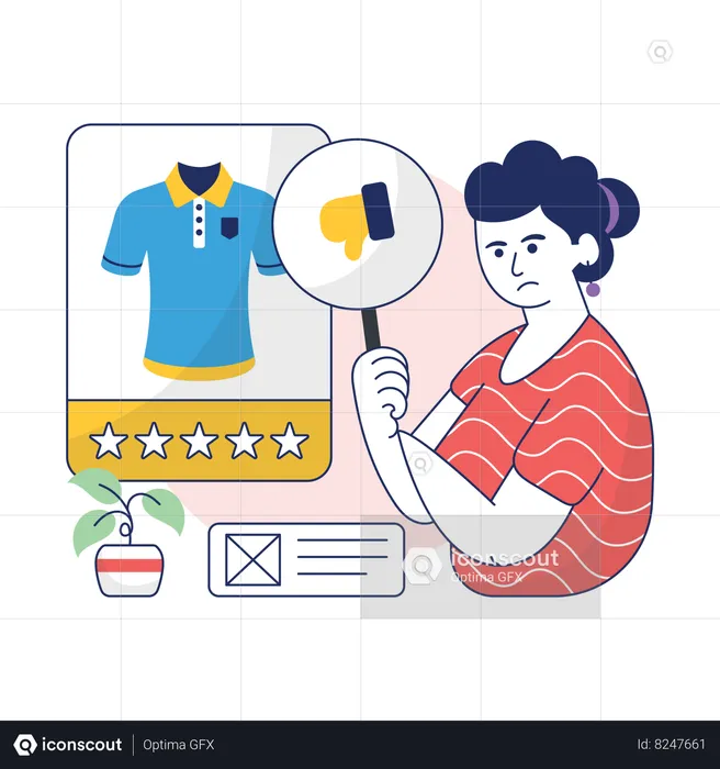 Customer is giving Bad Product Review  Illustration