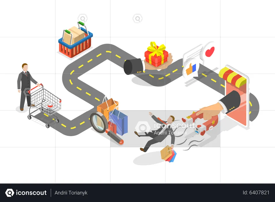 Customer Journey  Illustration