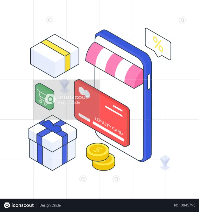 Customer Loyalty Program  Illustration